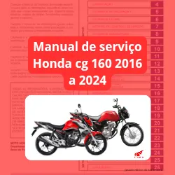 Manual de serviços cg 160 2016 a 2024
