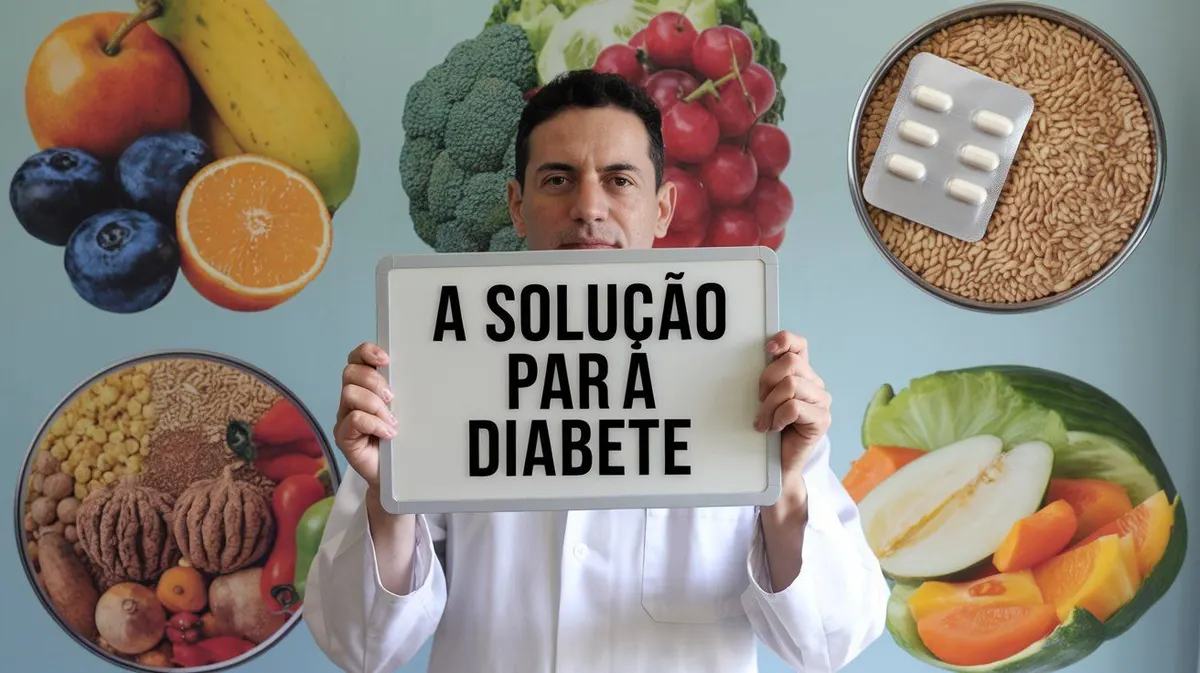 A solução para Diabete: Saúde, alimentação e medicamentos fitoterápicos