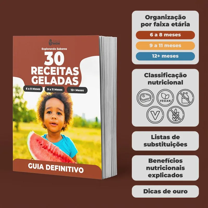 Sabores Refrescantes: 30 Receitas Geladas para Nutrir e Encantar Seu Bebê