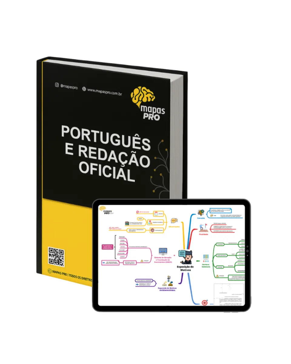 Português e Redação Oficial - Mapas Mentais e Resumos Esquematizados