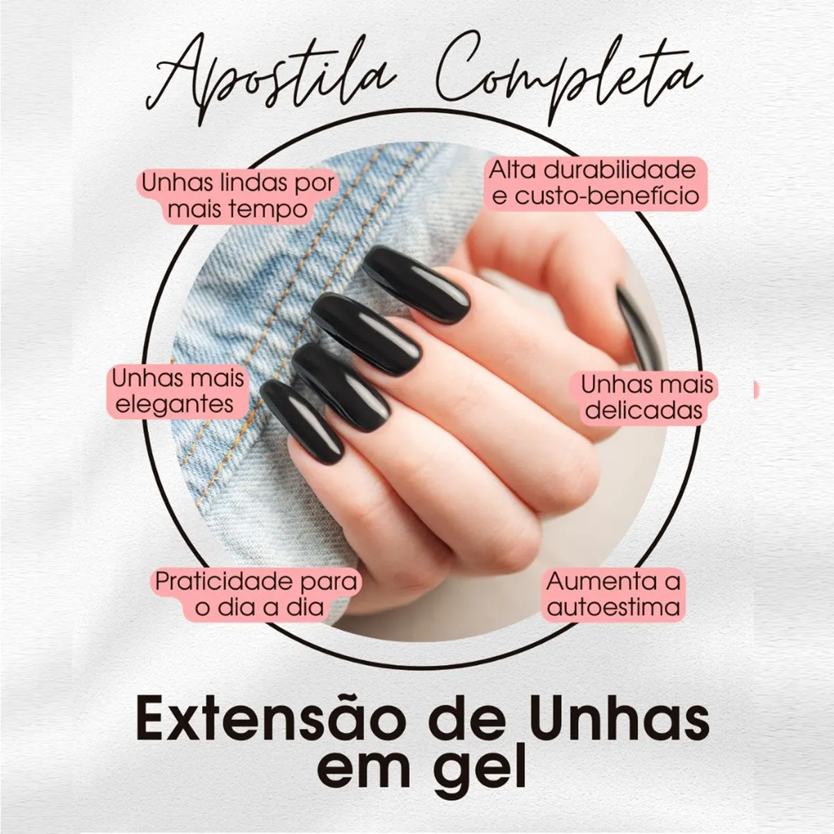Apostila Completa: Extensão de Unhas em Gel na Tip e no Molde F1 – Transforme suas Habilidades