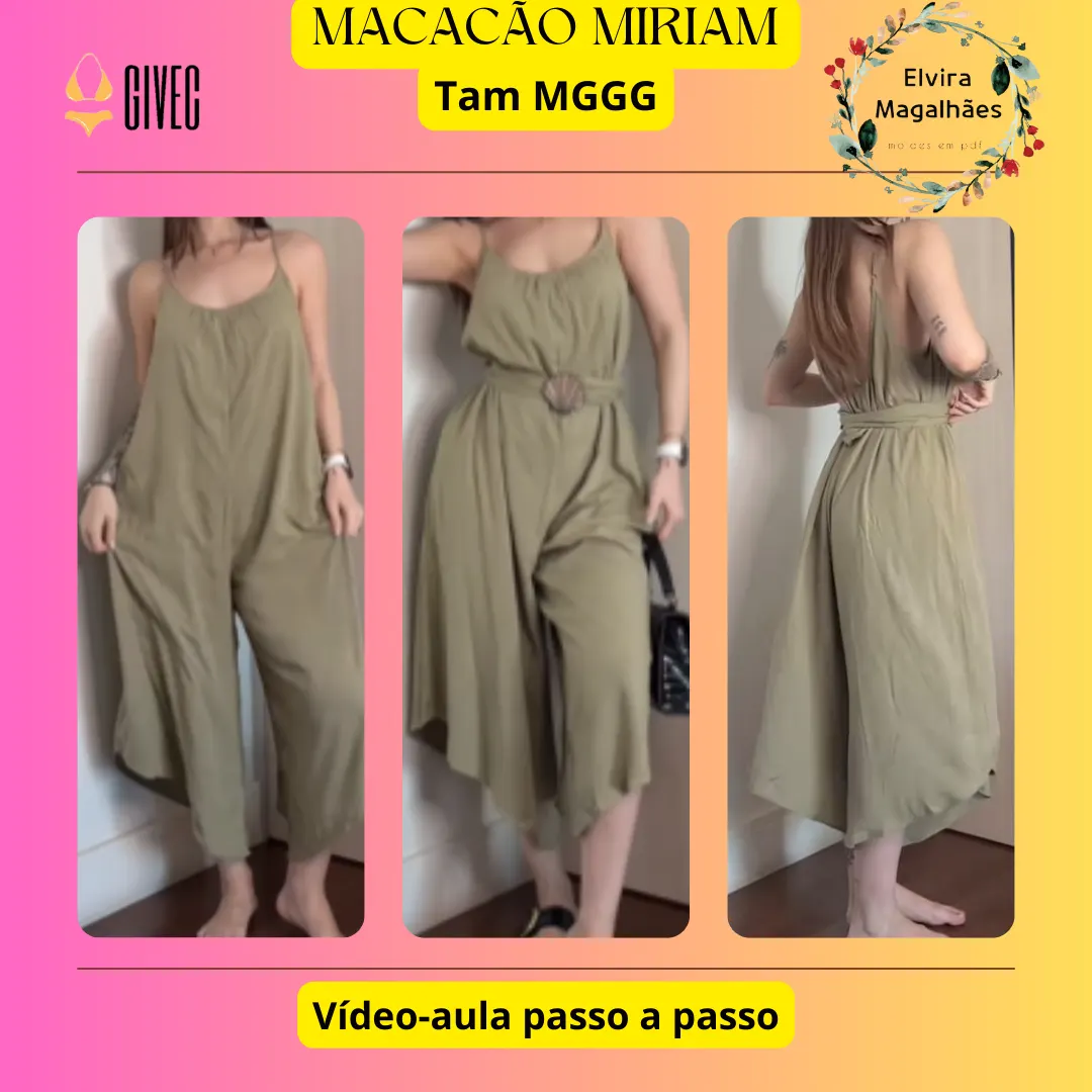 Molde Macacão Míriam