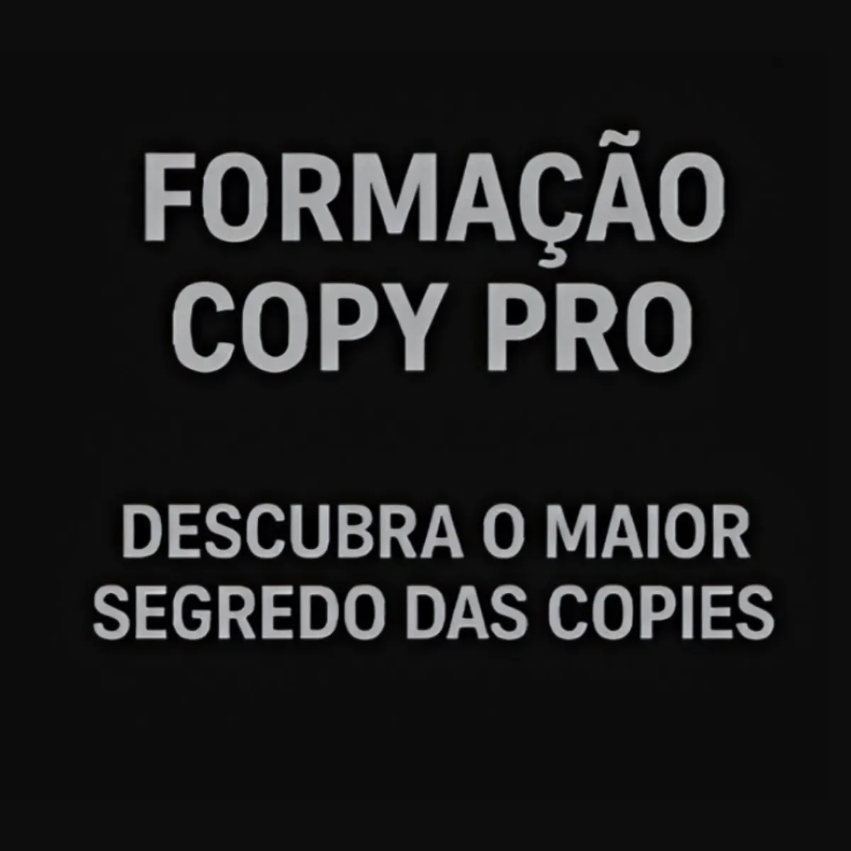 Formação Copy Pro