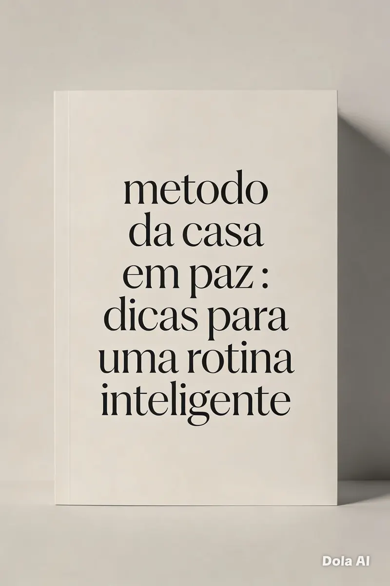 Método da Casa em Paz: Guia da Rotina Inteligente