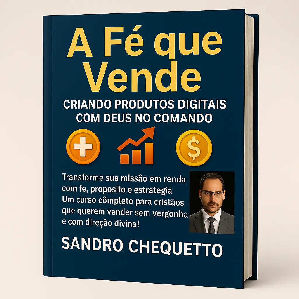 A Fé que Vende – Criando Produtos Digitais com Deus no Comando - Transforme sua missão em renda com fé, propósito e estratégia. Um curso completo para cristãos que querem vender sem vergonha e com di