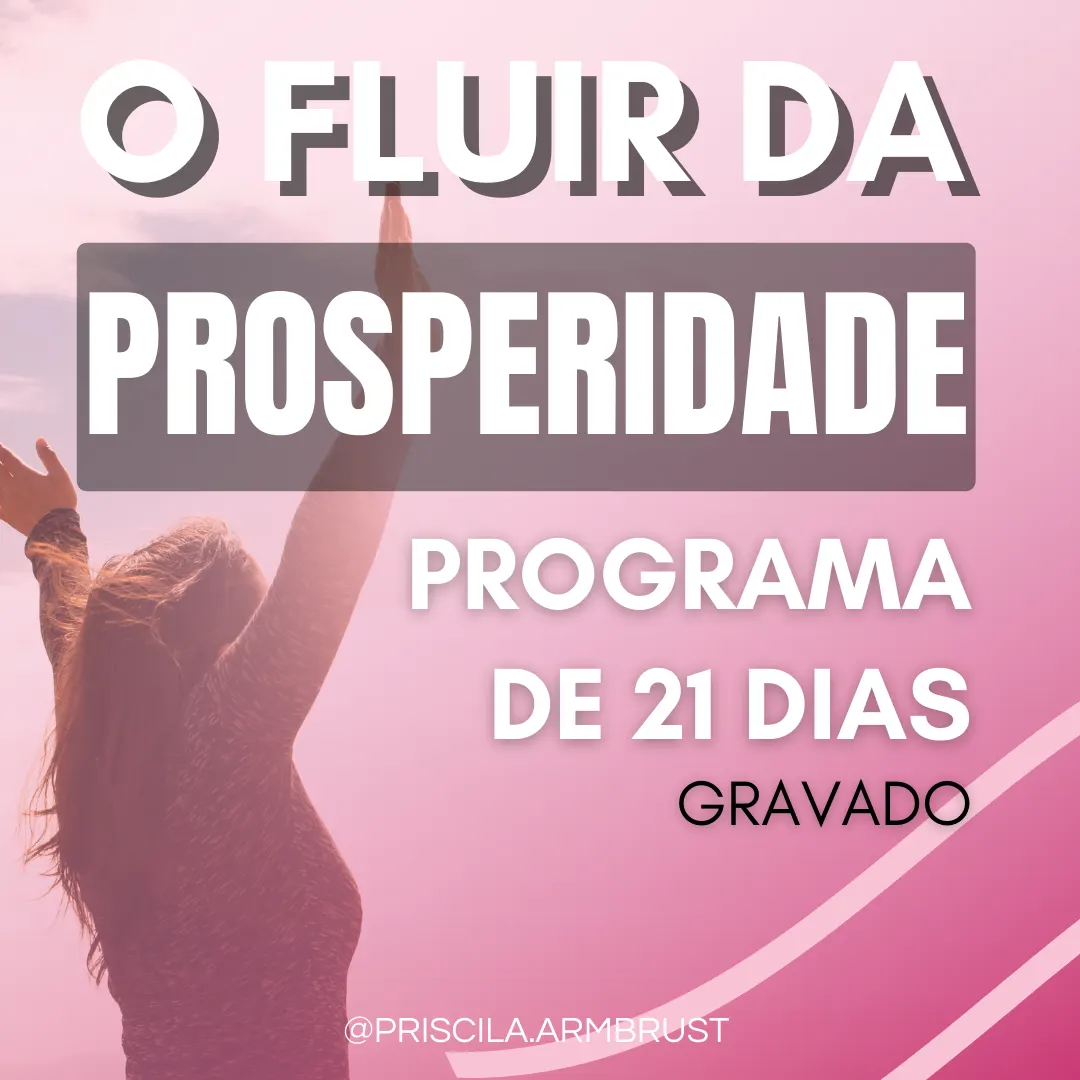 Workshop Eu Escolho o Dinheiro - 21 dias Expandindo a Energia do Dinheiro