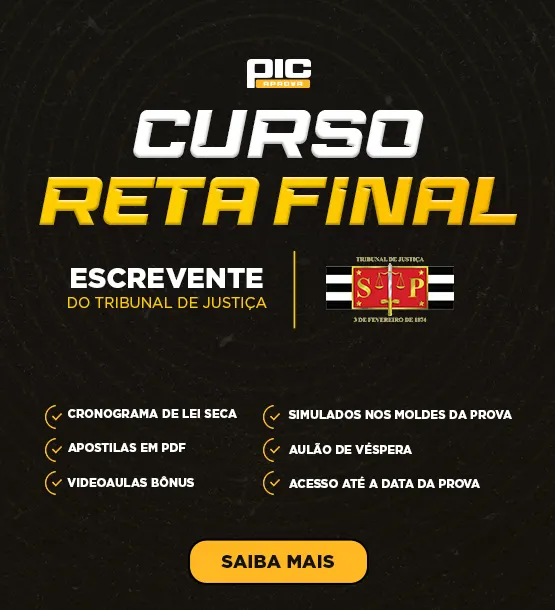 Curso Reta Final Escrevente TJSP 2024