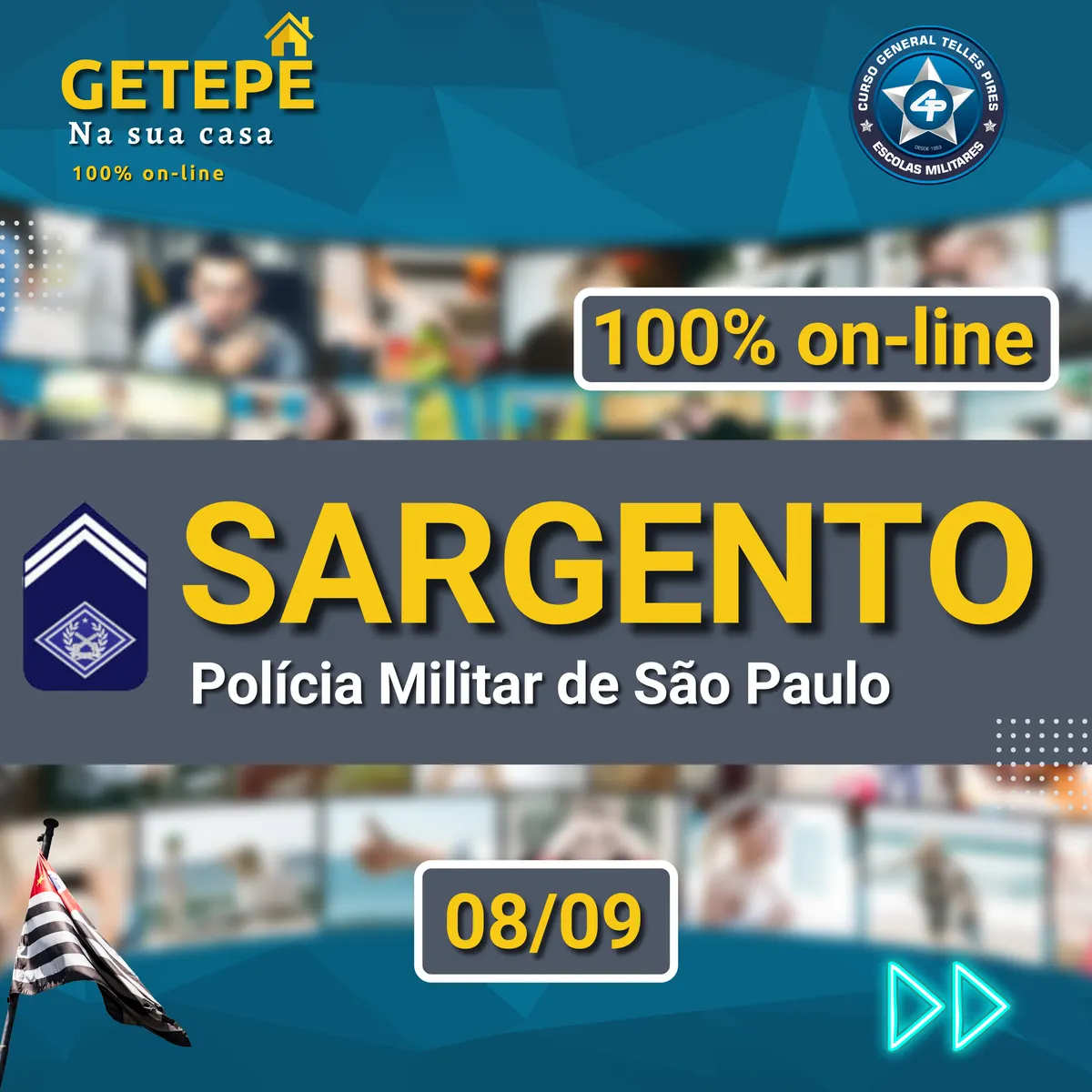 SARGENTO DA POLÍCIA MILITAR DE SÃO PAULO - CURSO ONLINE