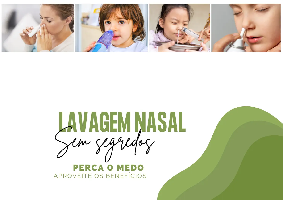 Curso para Lavagem Nasal - Adultos e Crianças