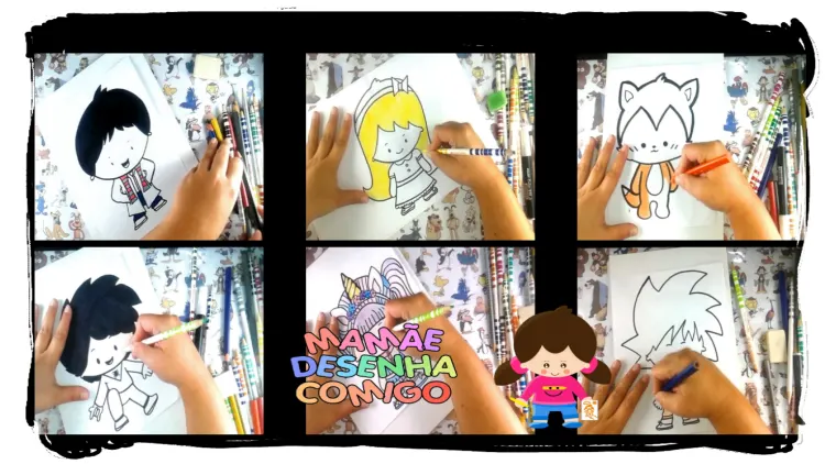 Método Mamãe Desenha Comigo - Aprenda a Desenhar de Maneira rápida e Divertida!!