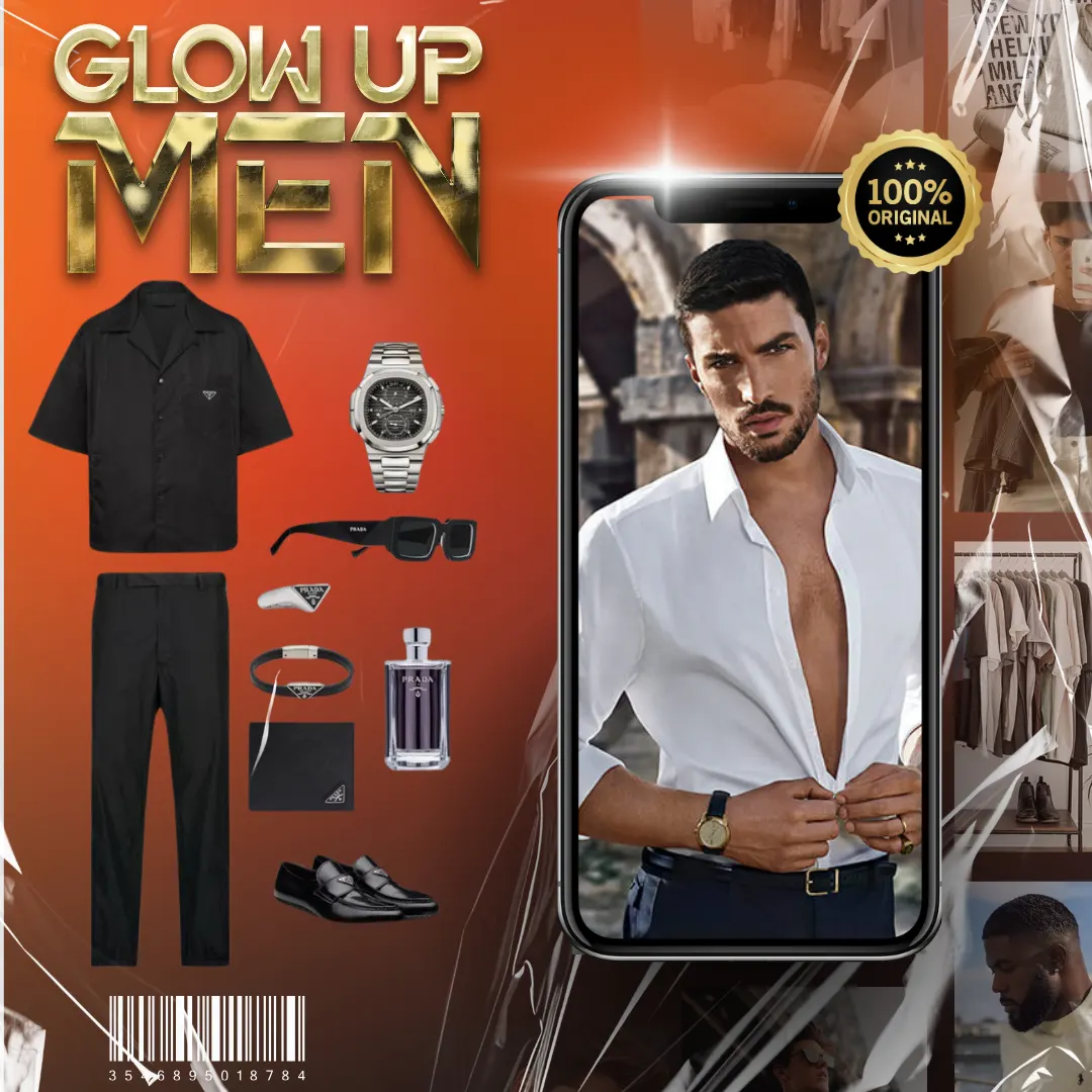 Glow Up Masculino - Evolução Estética