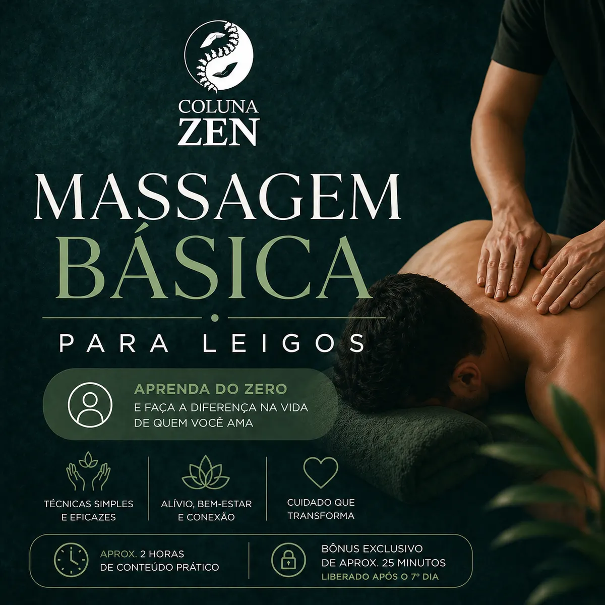Massagem básica para leigos.