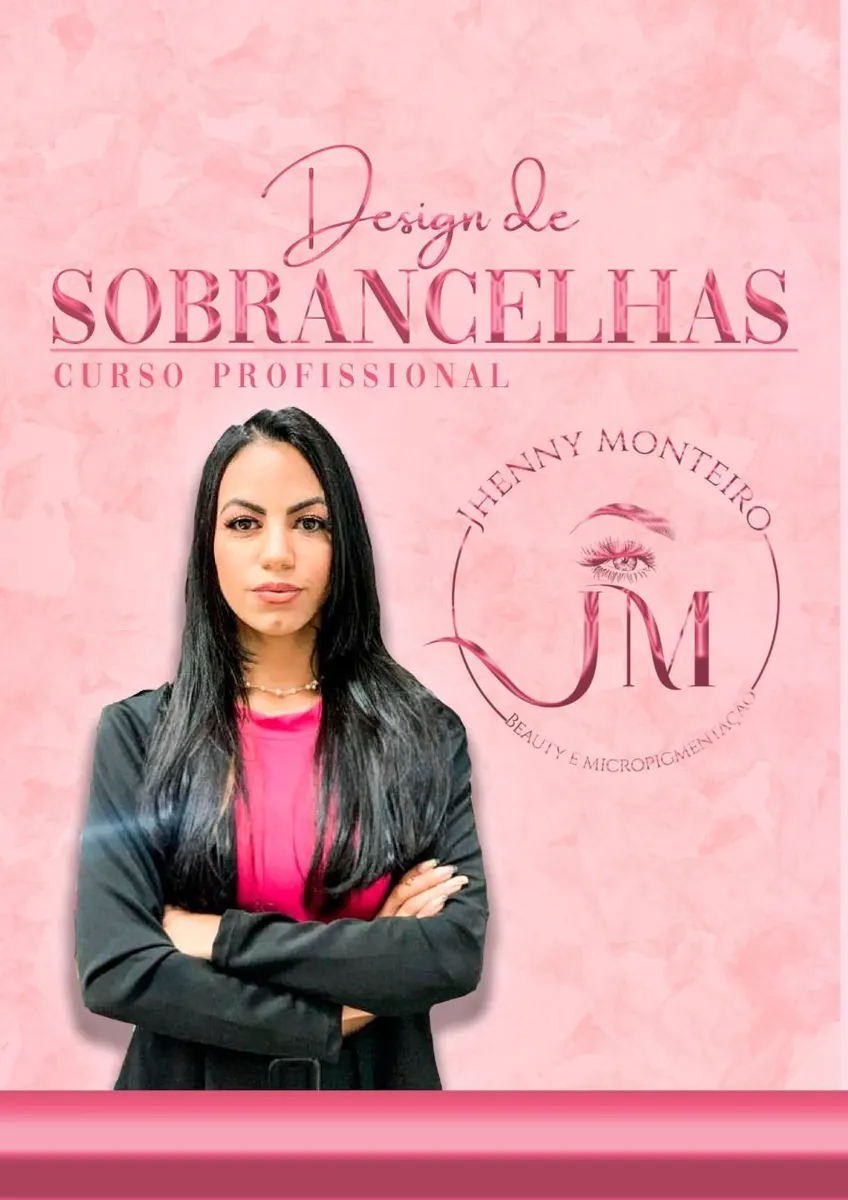 Apostila de curso designer de sobrancelhas premium
