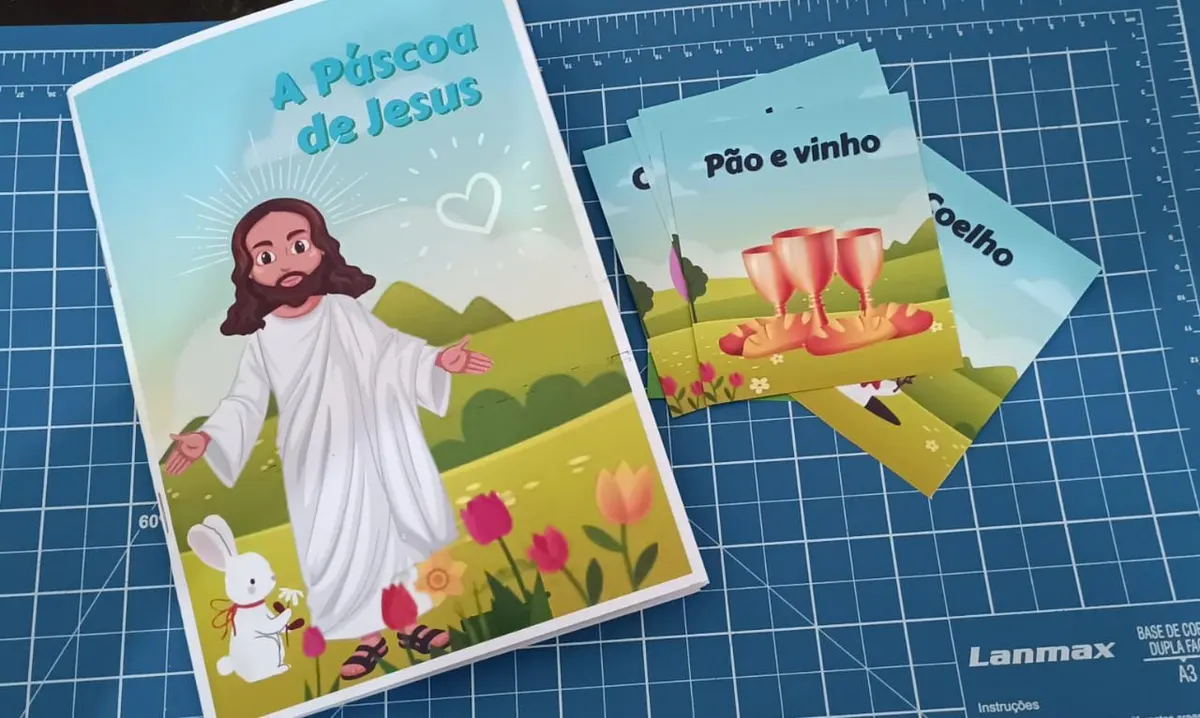 LIVRINHO COLORIR E ATIVIDADES "A PÁSCOA DE JESUS"