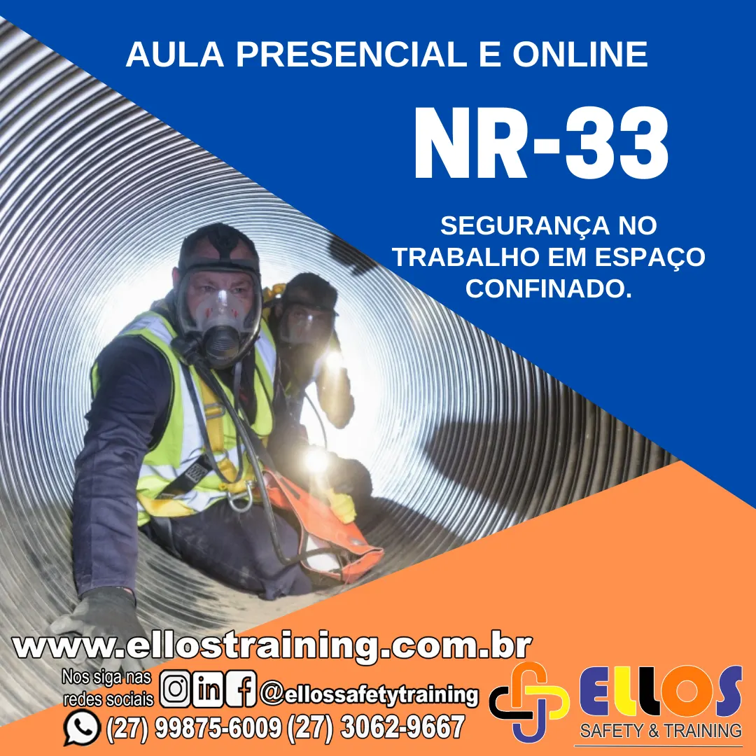 NR-33 8H - Capacitação de Trabalhadores -100% ONLINE