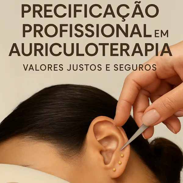 E-book Precificação Profissional em Auriculoterapia: Valores Justos e Seguros