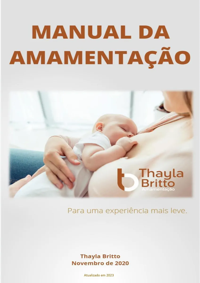 Manual da Amamentação de Sucesso