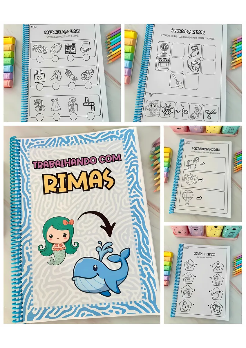 Apostila de atividades para trabalhar as rimas