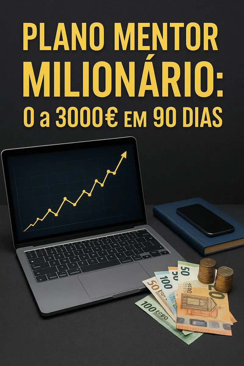 PLANO MENTOR MILIONÁRIO 0 a 3000€ EM 90 DIAS
