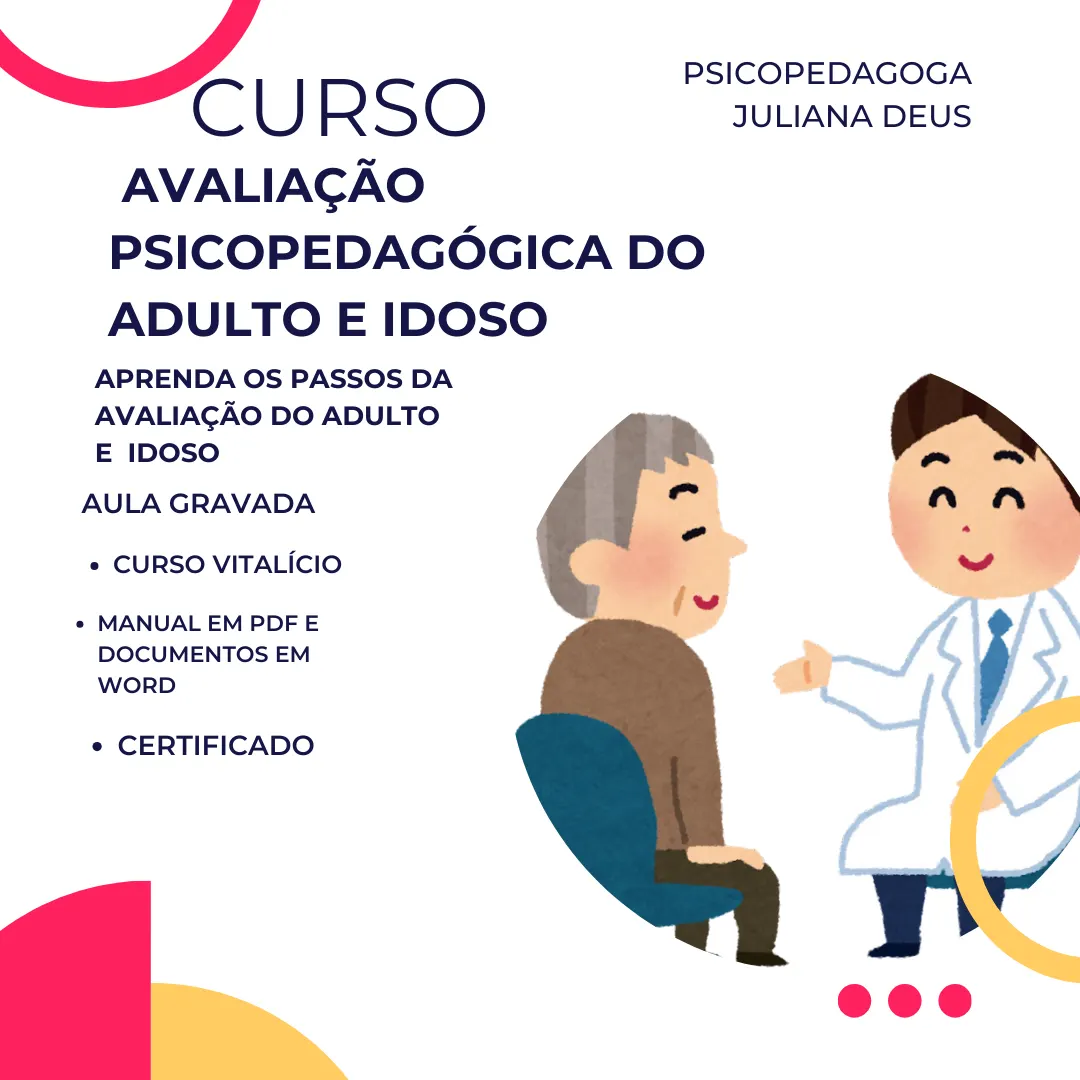 Curso Avaliação Psicopedagógica do Adulto e Idoso