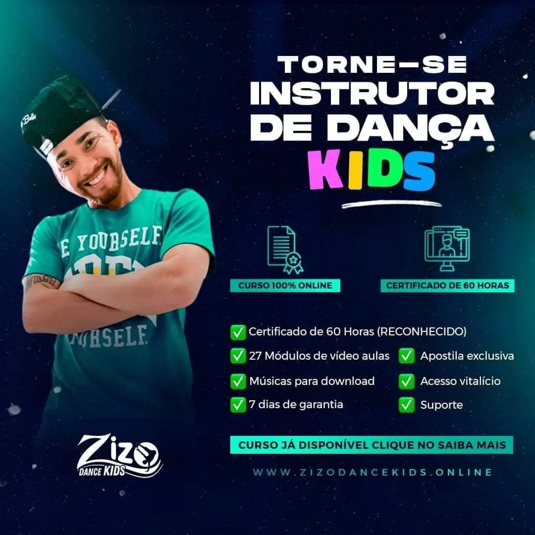 Curso de Dança kids para instrutores