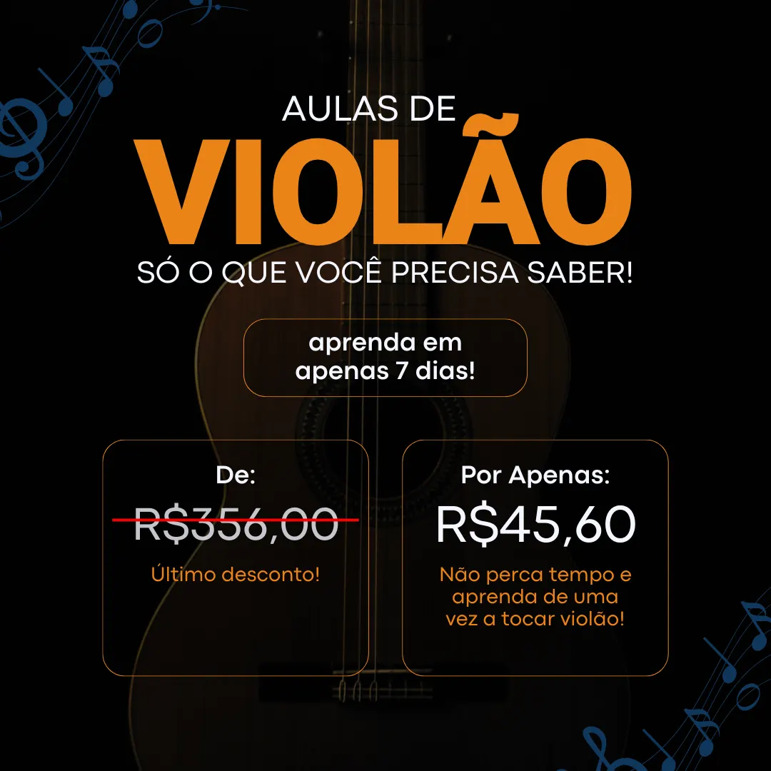 AULAS DE VIOLÃO (7 DIAS PARA APENDER A TOCAR!)