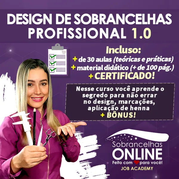 Curso Design de Sobrancelhas Profissional