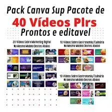 🌟 Transforme seu negócio online com o Super Pacote de 40 Vídeos PLRs Prontos! 🌟