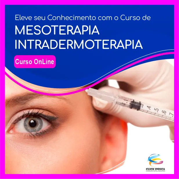 MESOTERAPIA / INTRADERMOTERAPIA AVANÇADA - CURSO COMPLETO