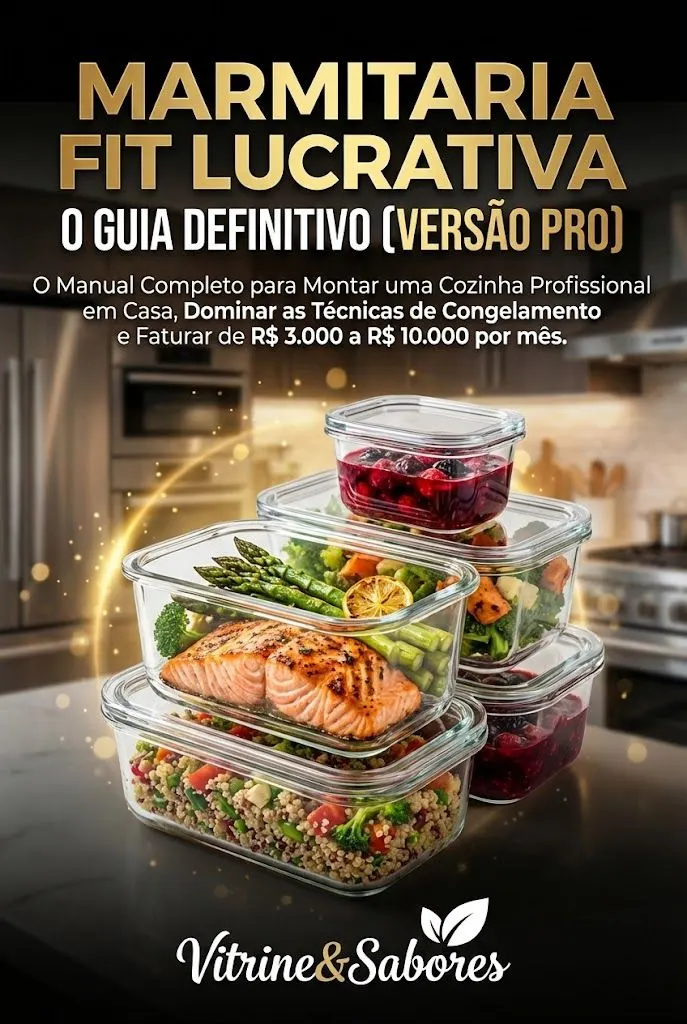 MARMITARIA FIT LUCRATIVA O GUIA DEFINITIVO (VERSÃO PRO) O Manual Completo para Montar uma Cozinha Profissional em Casa, Dominar as Técnicas de Congelamento e Faturar de R$ 2.000 a R$ 5.000 por mês.