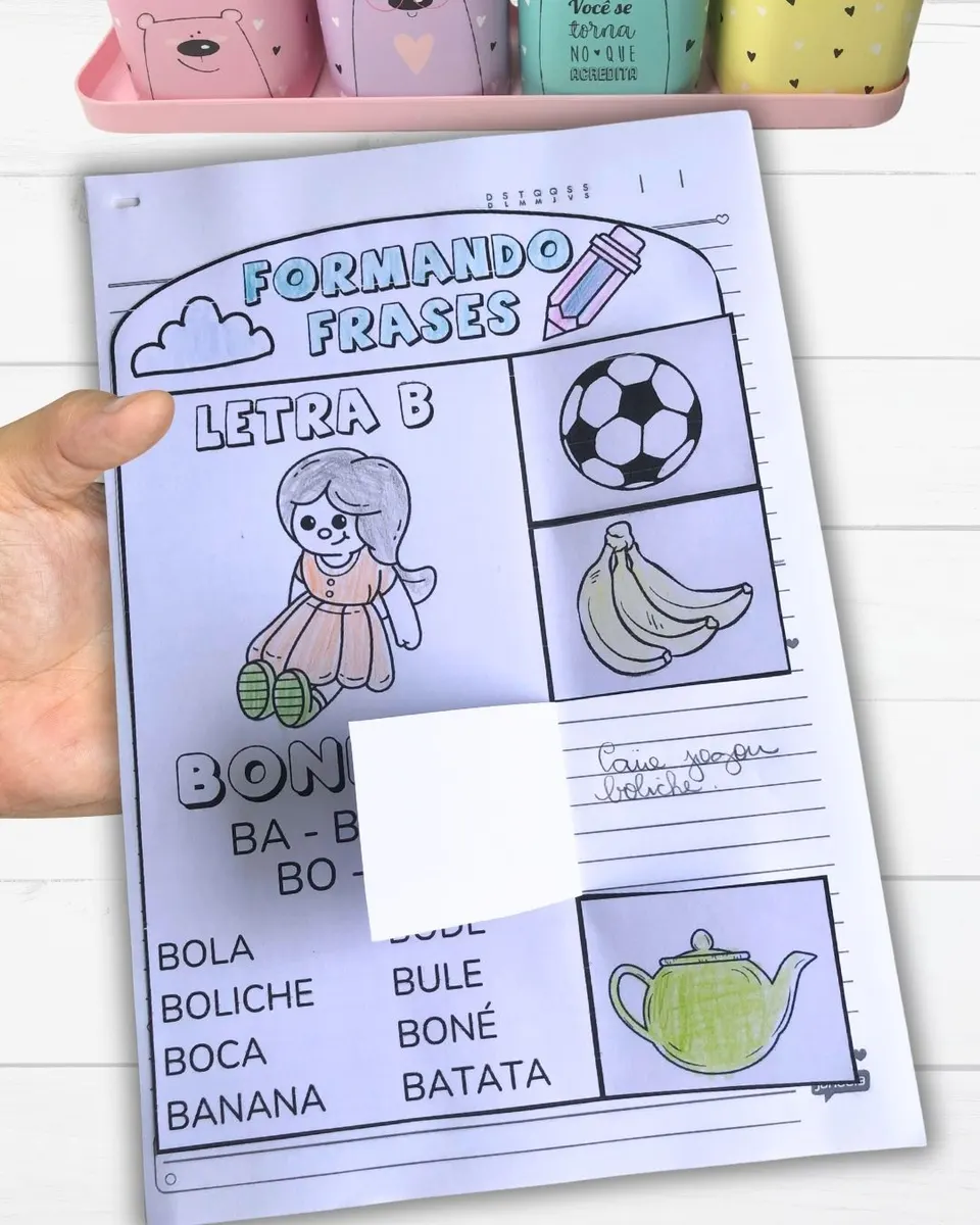 Frases Interativas Sílabas Simples de A a Z