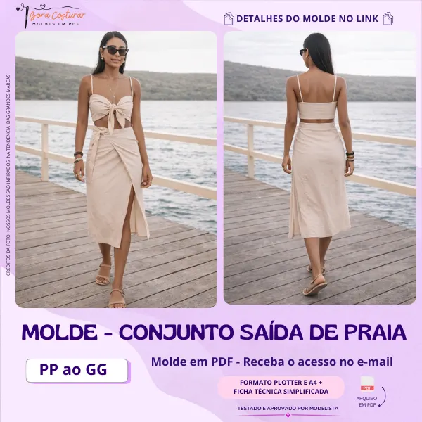 Molde Conjunto Saída de Praia
