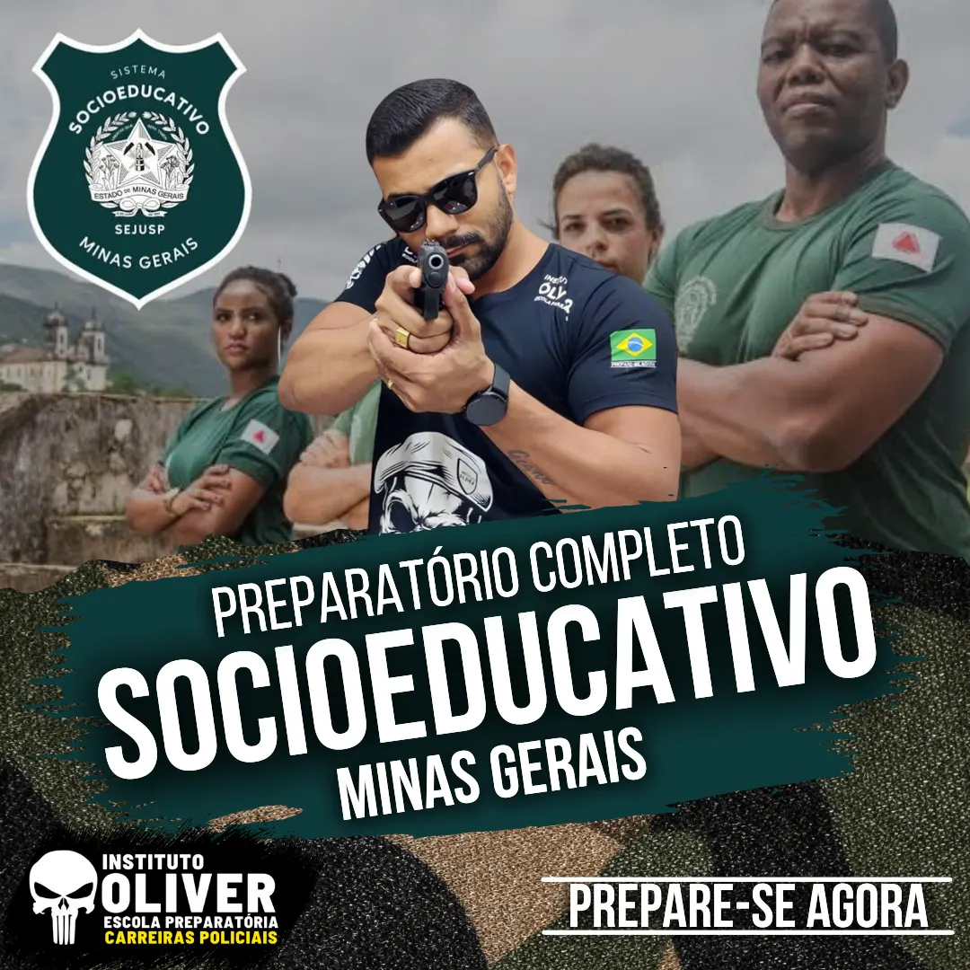 👮‍♂️Preparatório Completo POLÍCIA PENAL de Minas Gerais 👮‍♂️ SOCIOEDUCATIVO - Instituto Óliver