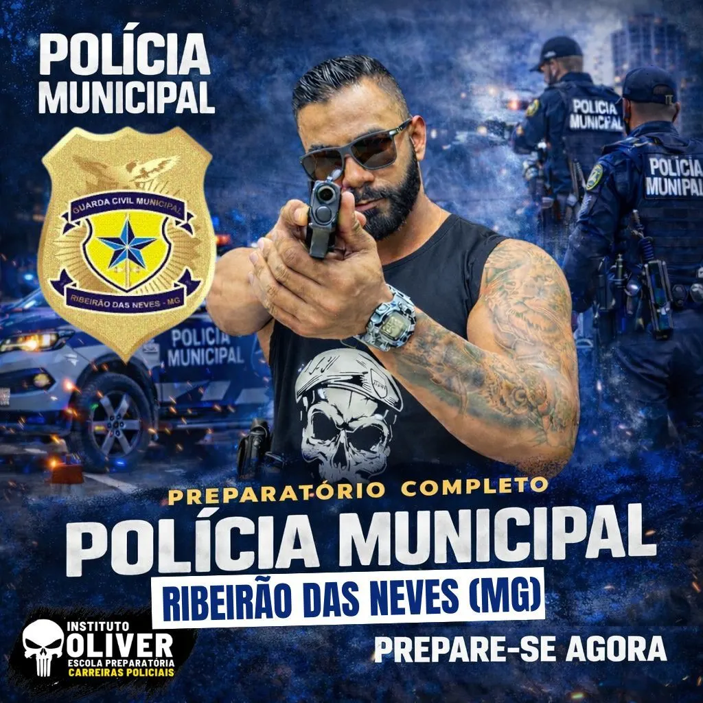 👮‍♂️ Preparatório Completo GUARDA MUNICIPAL de Ribeirão das Neves MG 👮‍♂️ GCM - Instituto Óliver