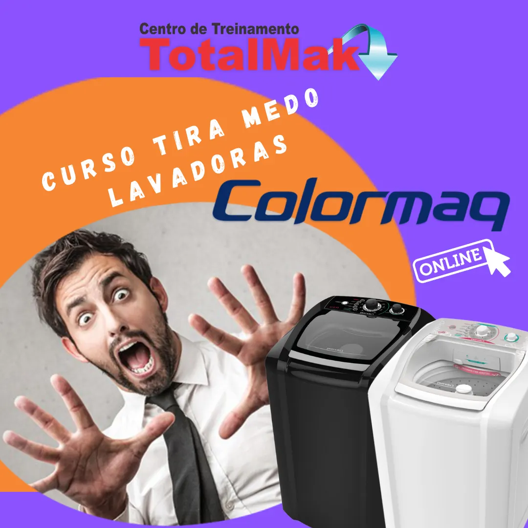 CURSO TIRA MEDO MANUTENÇÃO LAVADORAS COLORMAQ