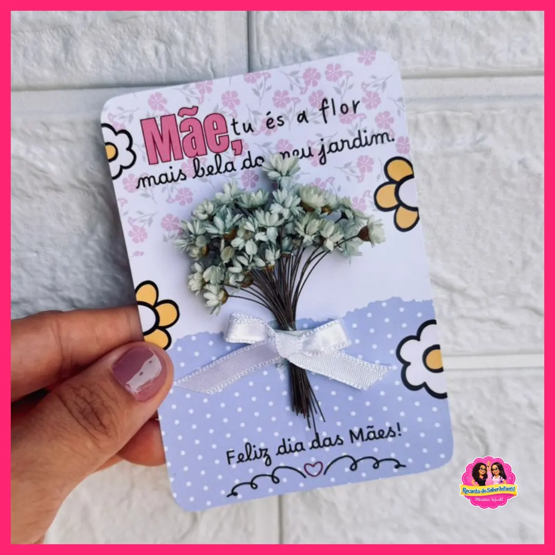 Cartão Florzinha para Mamãe