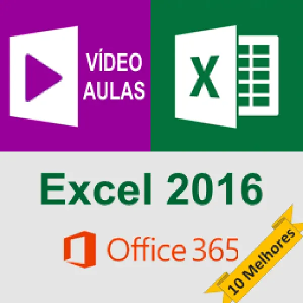 Vídeo aulas: Excel 2016 Básico e Intermediário