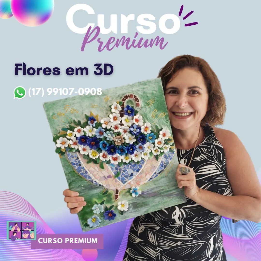 Flores em 3D