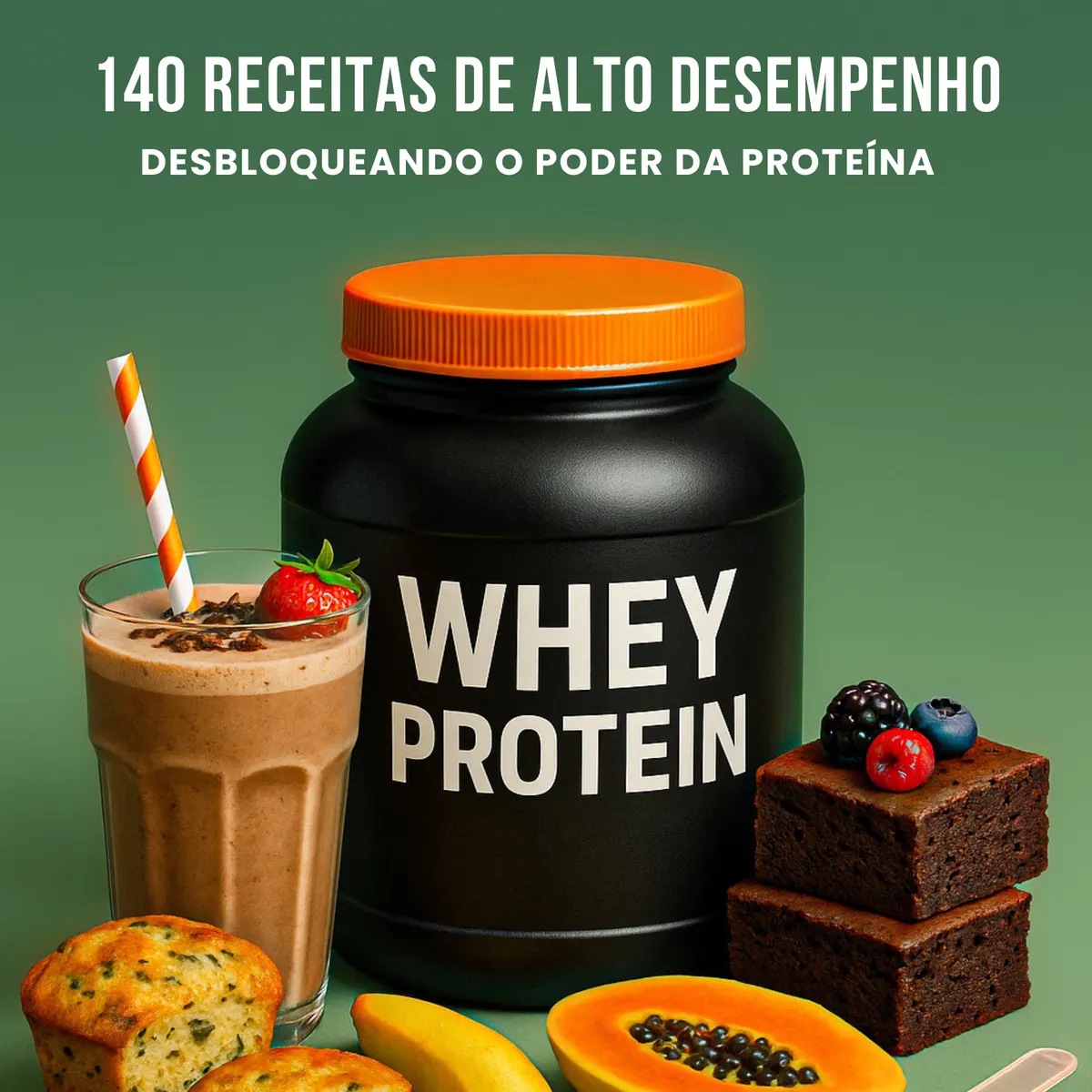 140 Receitas de Alto Desempenho — Desbloqueando o Poder da Proteína