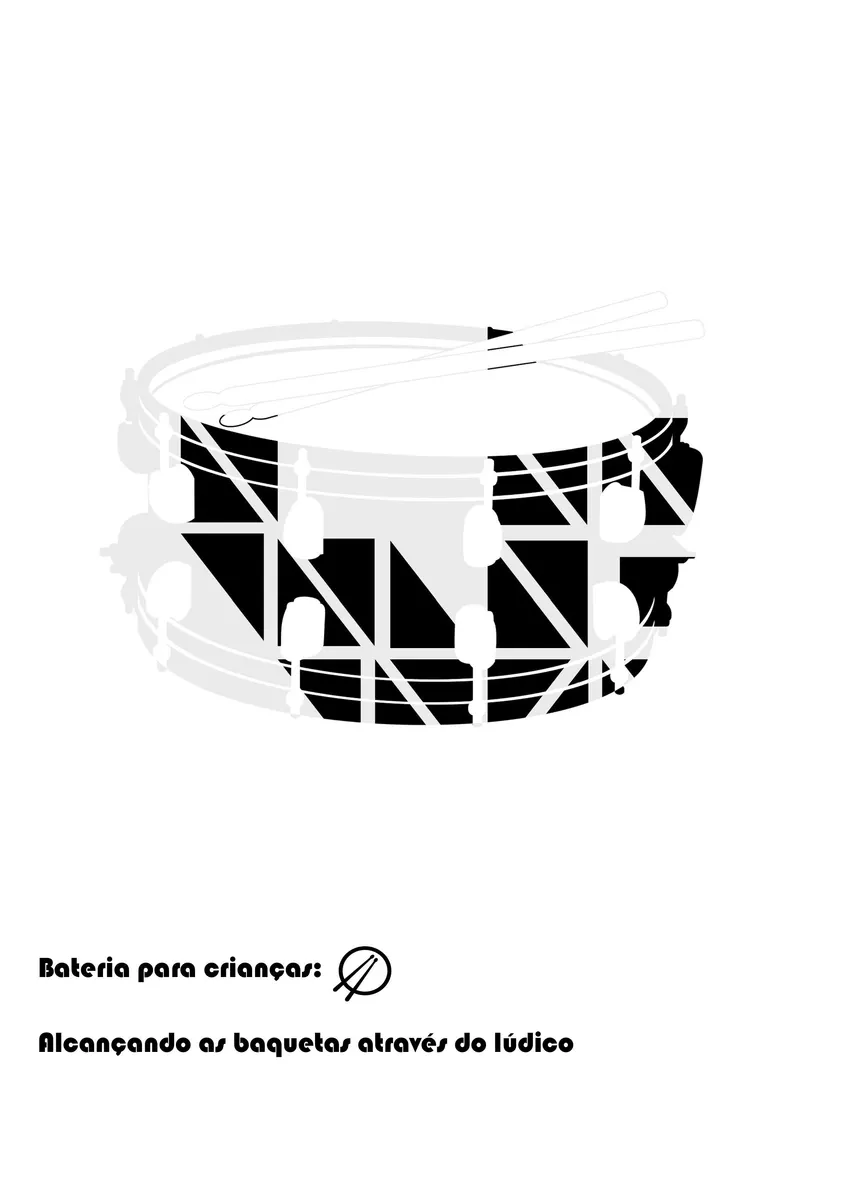 Curso Bateria para Crianças - Alcançando as baquetas através do lúdico