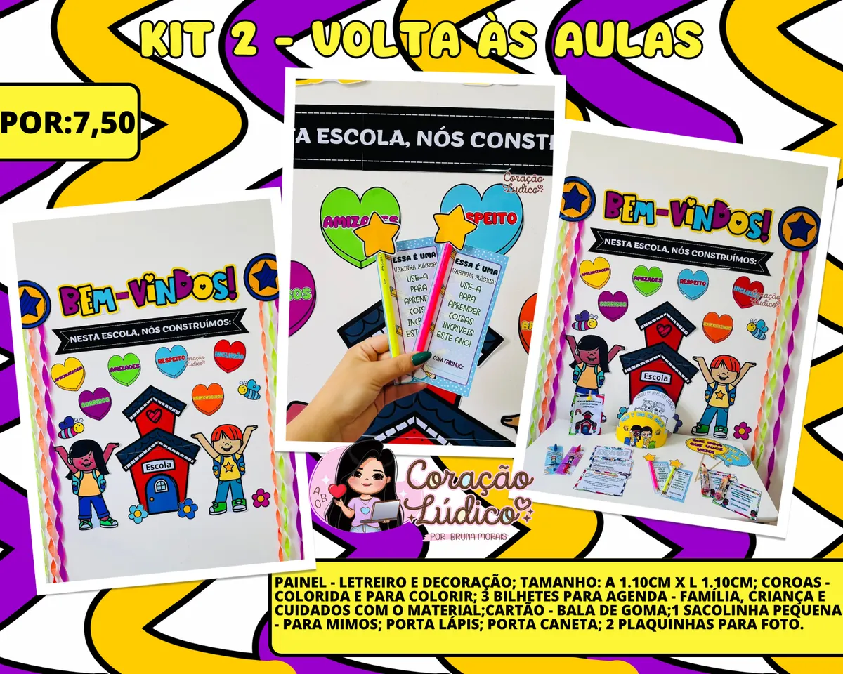 🤩Kit 2 - Volta às Aulas
