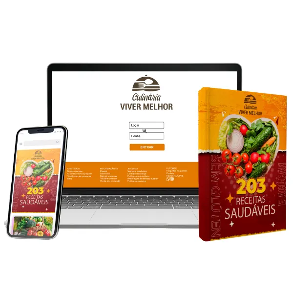 Culinária Viver Melhor 203 Receitas sem Glúten e Açúcar