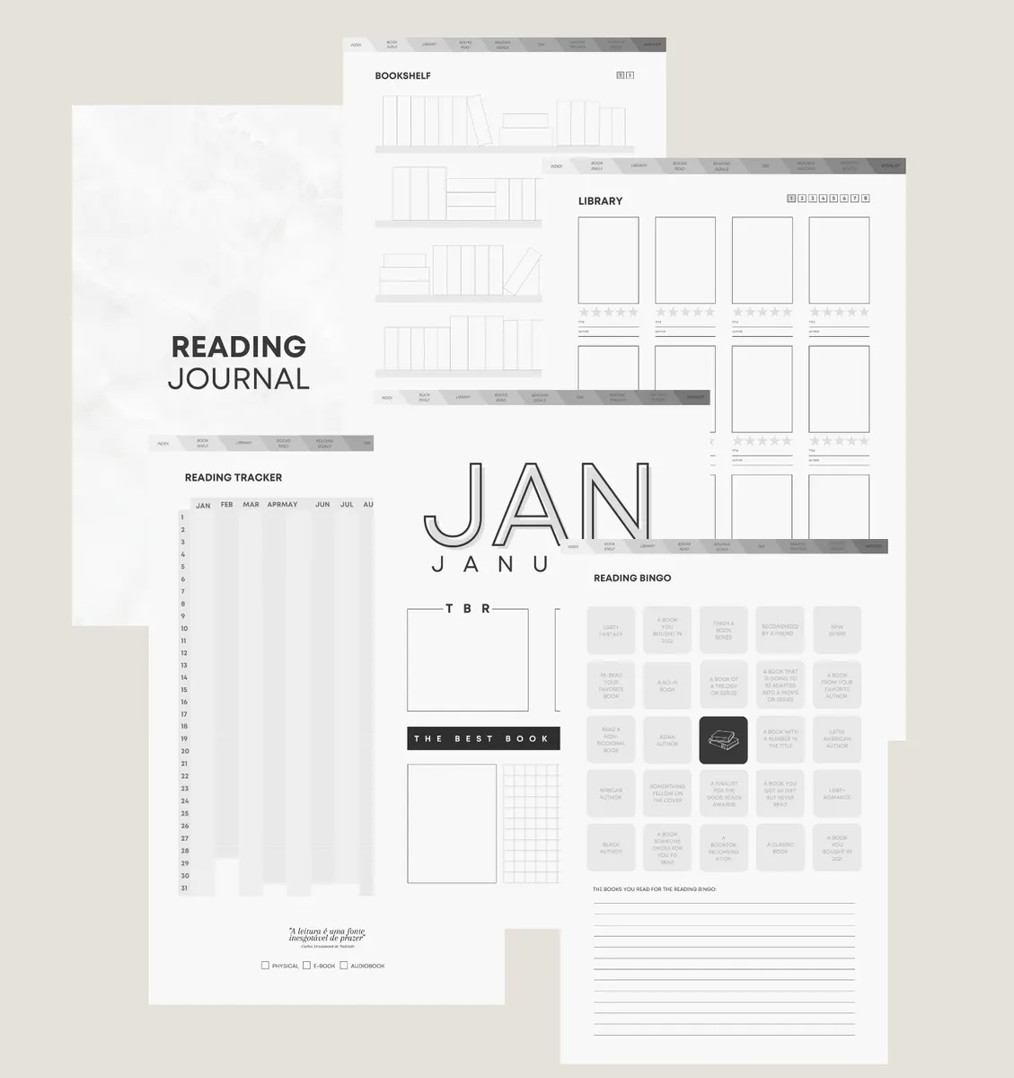 Diário de Leitura Digital | Reading Journal