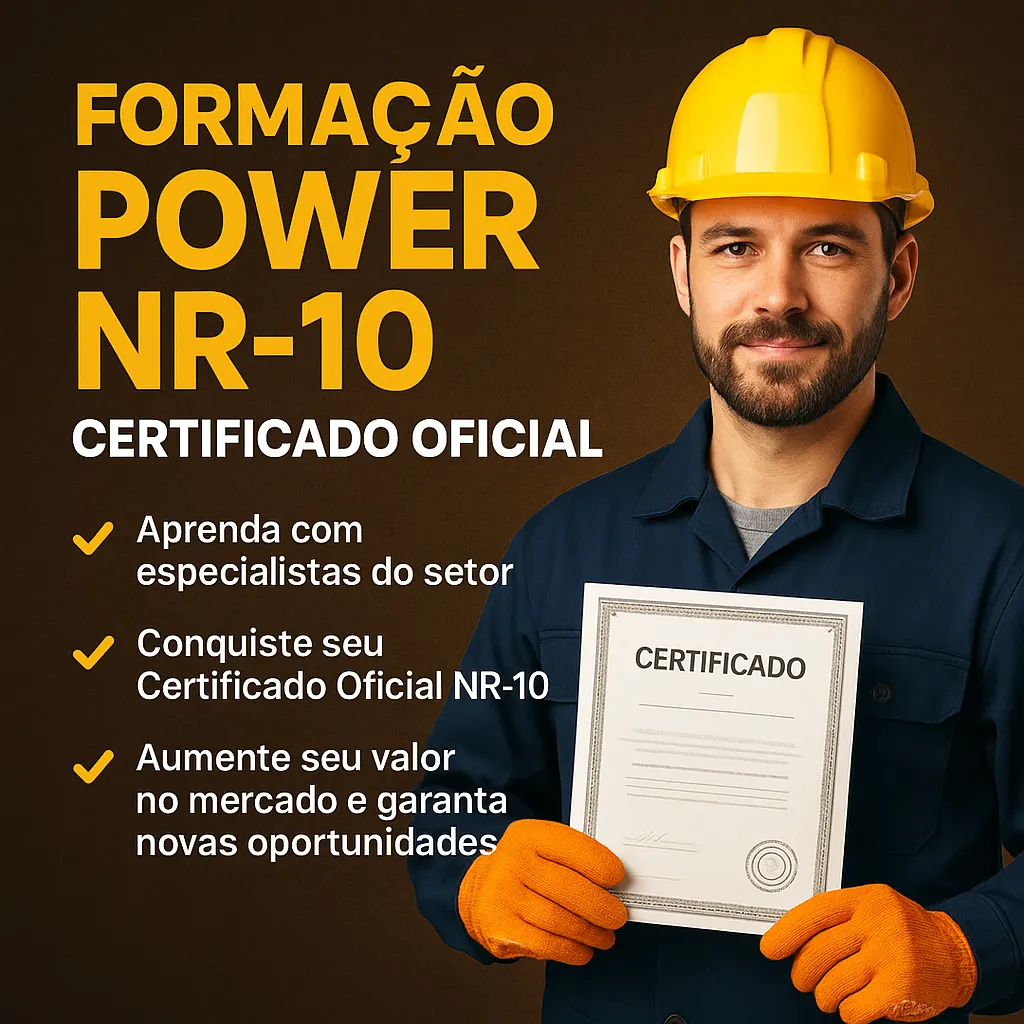 Formação Power NR-10 – Certificado Oficial