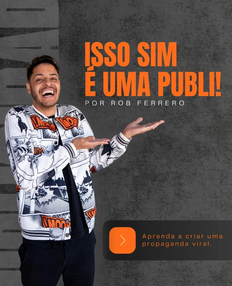 ISSO SIM É UMA PUBLI!