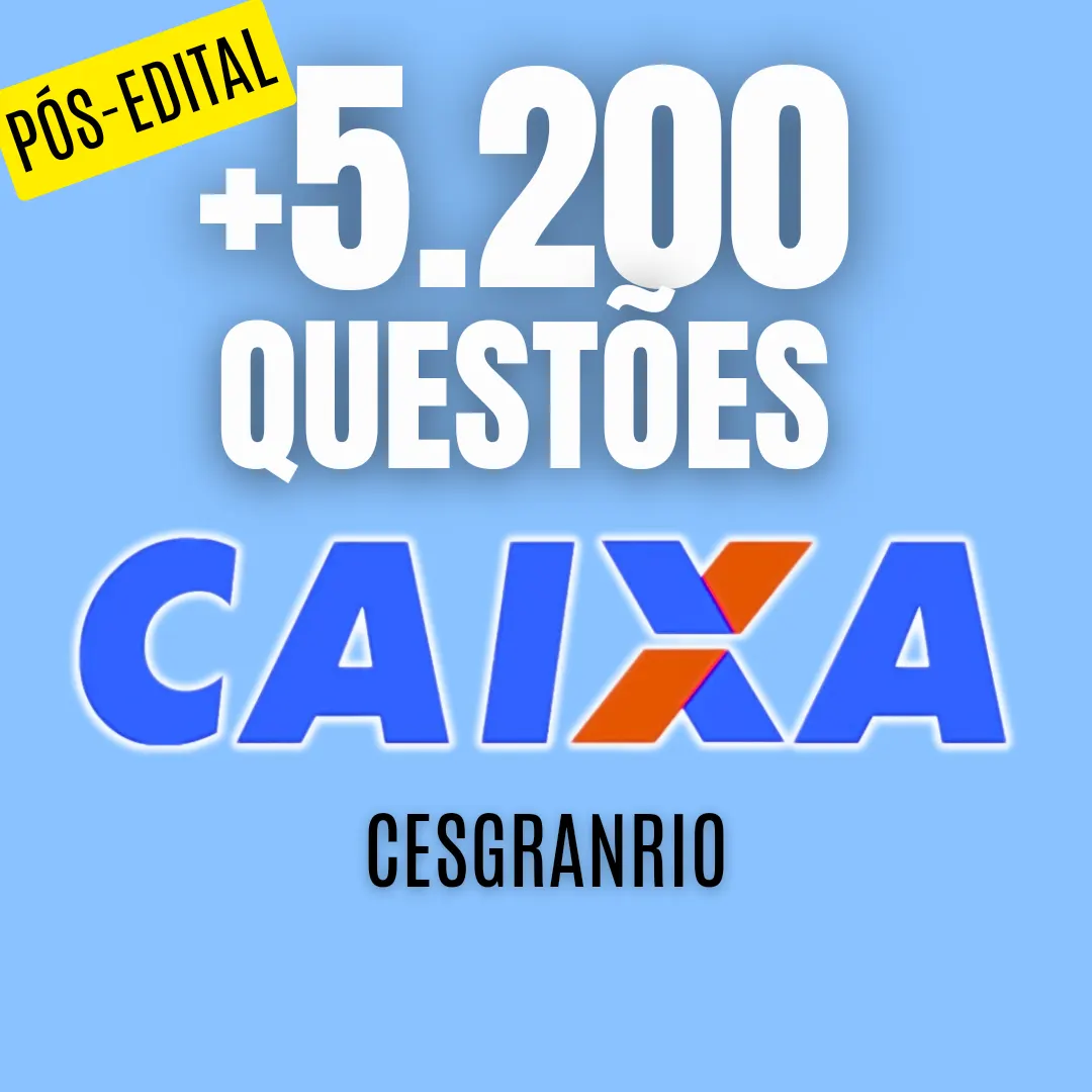 Pacote de Questões ATUALIZADO | Concurso Caixa 2024
