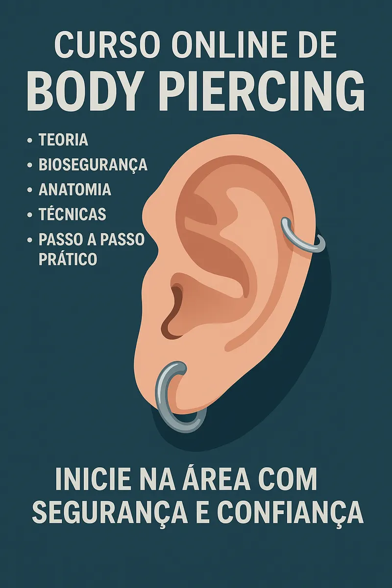Curso online completo de body piercing