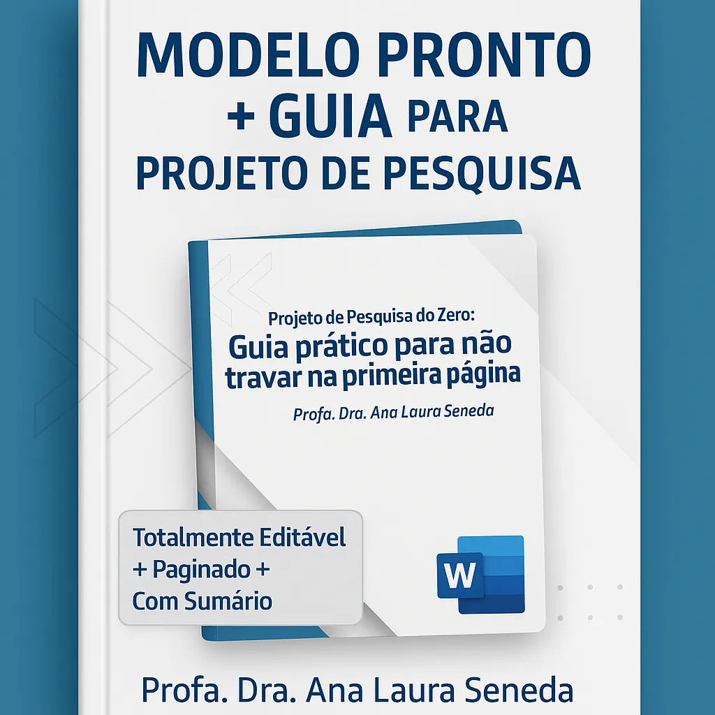 Projeto de Pesquisa Sem Mistérios – Modelo Editável + Guia Prático