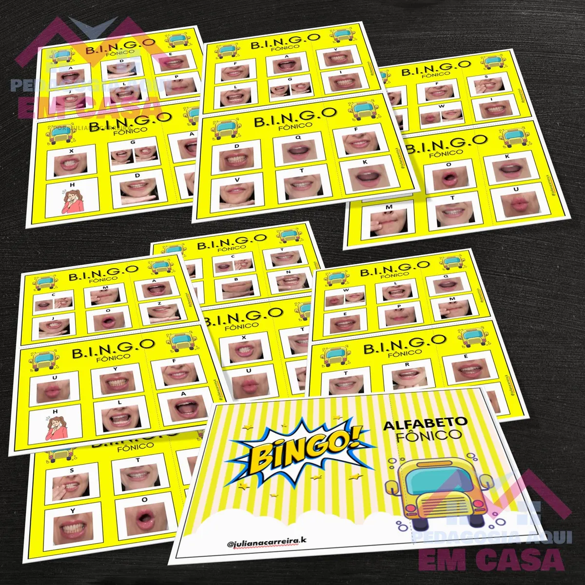 Bingo Alfabeto Fônico