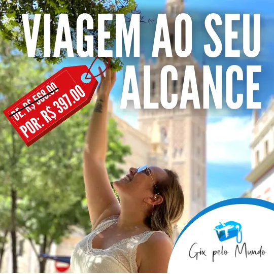 VIAGEM AO SEU ALCANCE - Vídeo aulas + PDF + Roteiro Bônus
